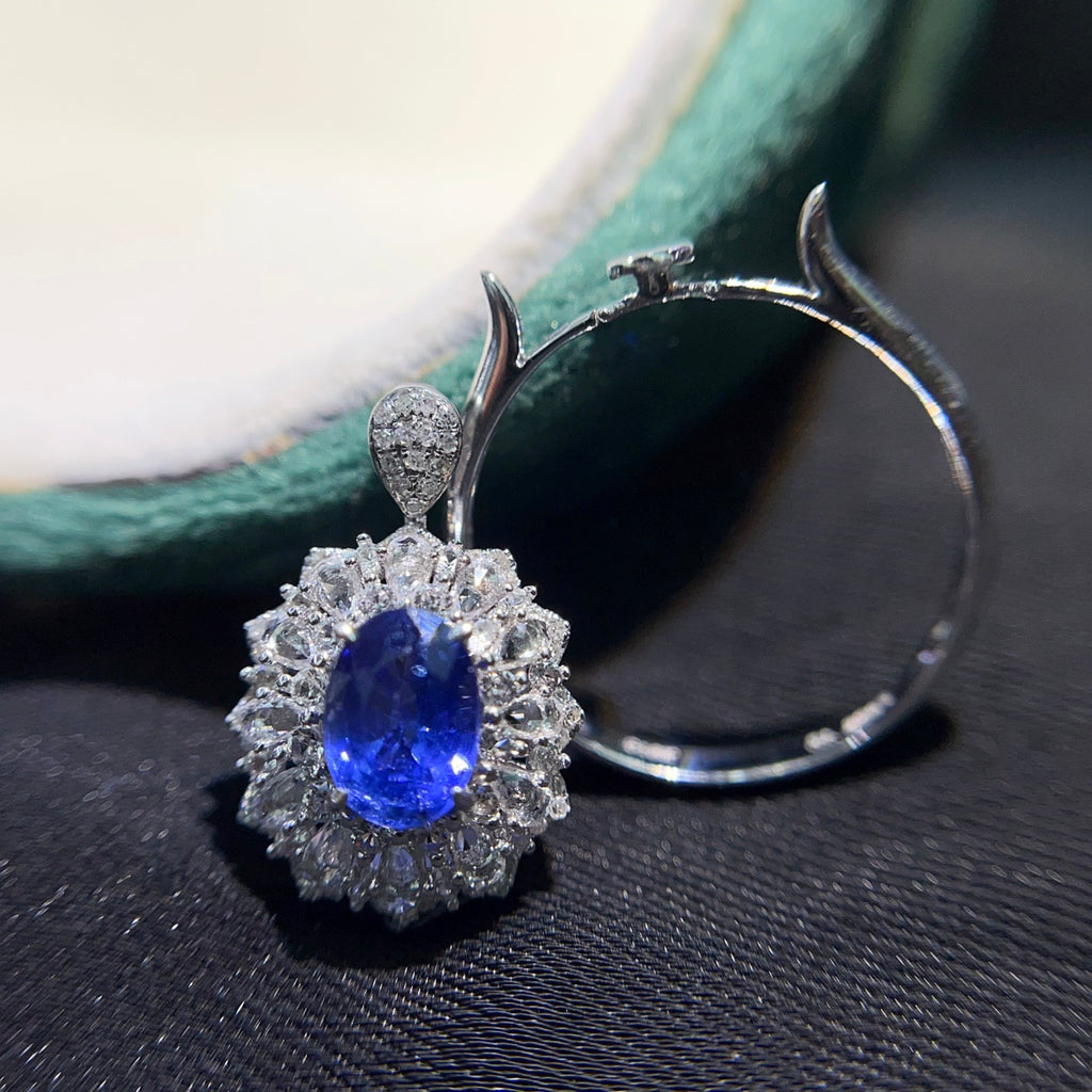 18K Gold Natural Sapphire Ring