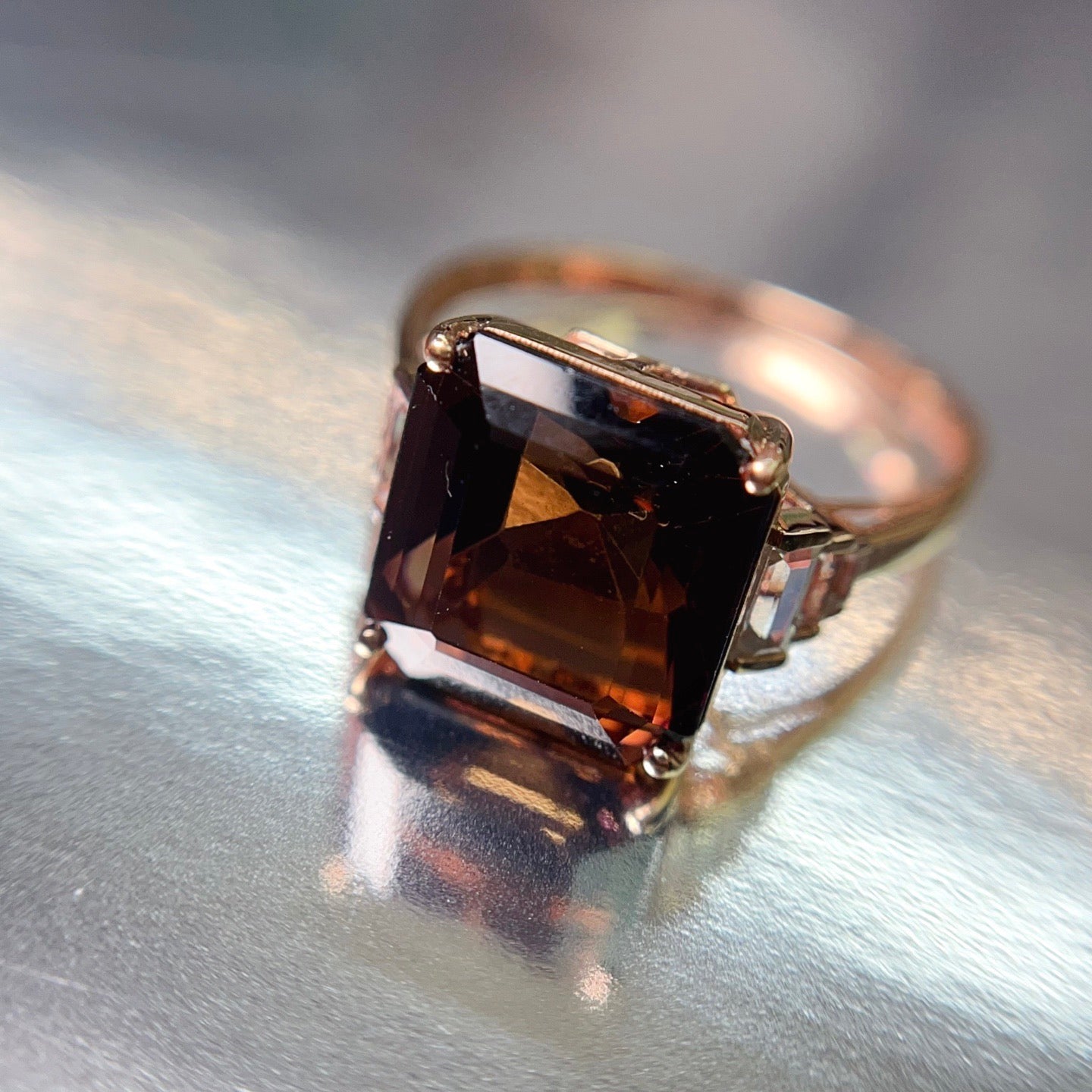 Natural Tourmaline Ring in 18K Gold
