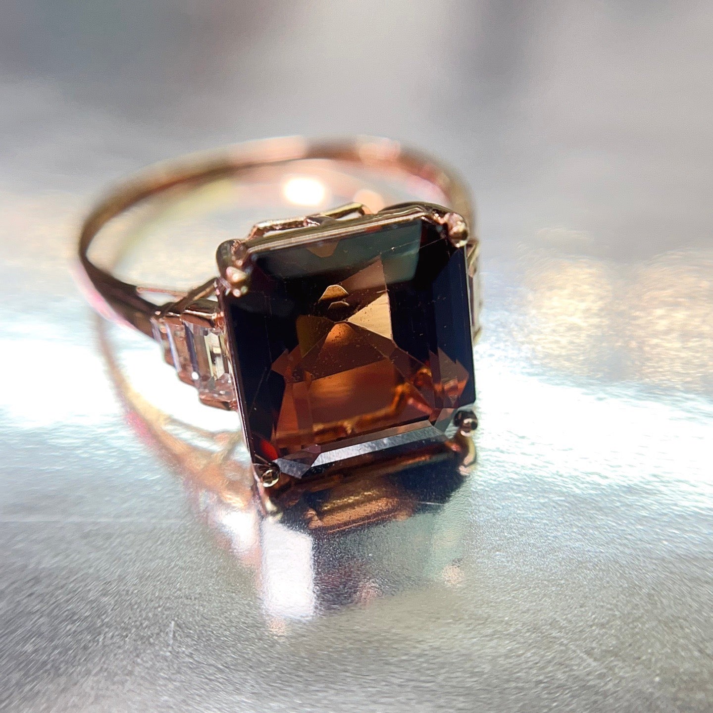 Natural Tourmaline Ring in 18K Gold