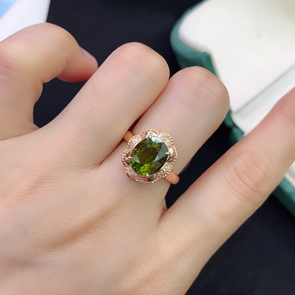 Tourmaline Ring in 18K Gold