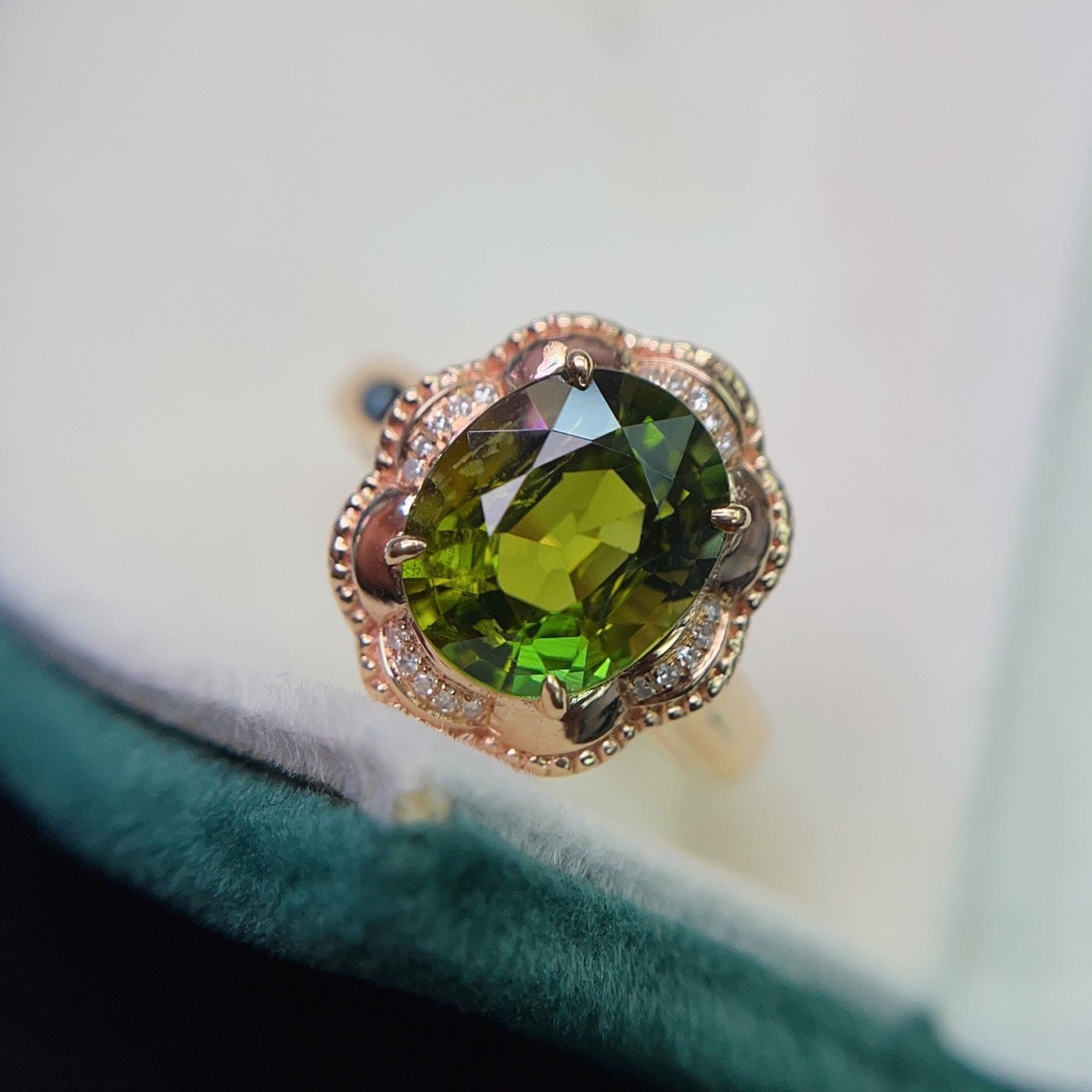 Tourmaline Ring in 18K Gold