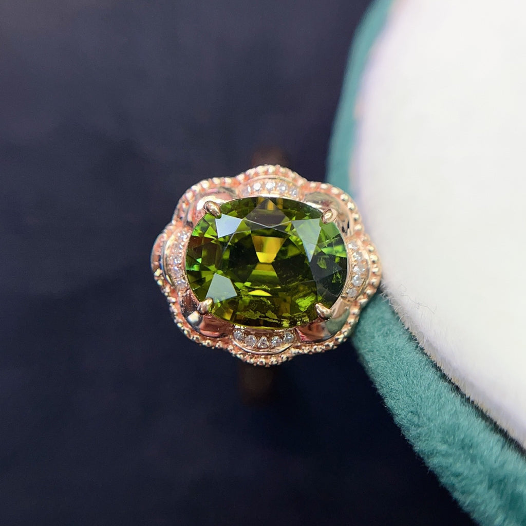 Tourmaline Ring in 18K Gold