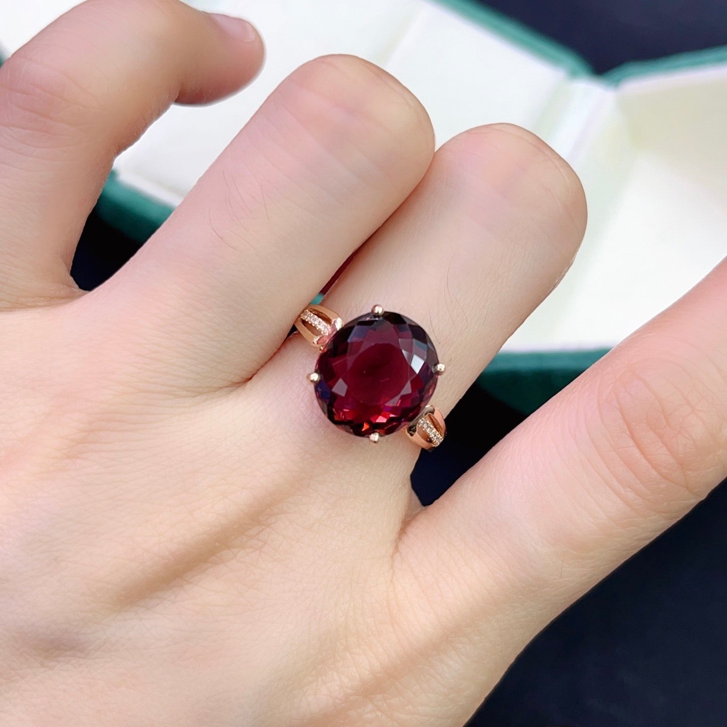 Tourmaline Ring in 18K Gold