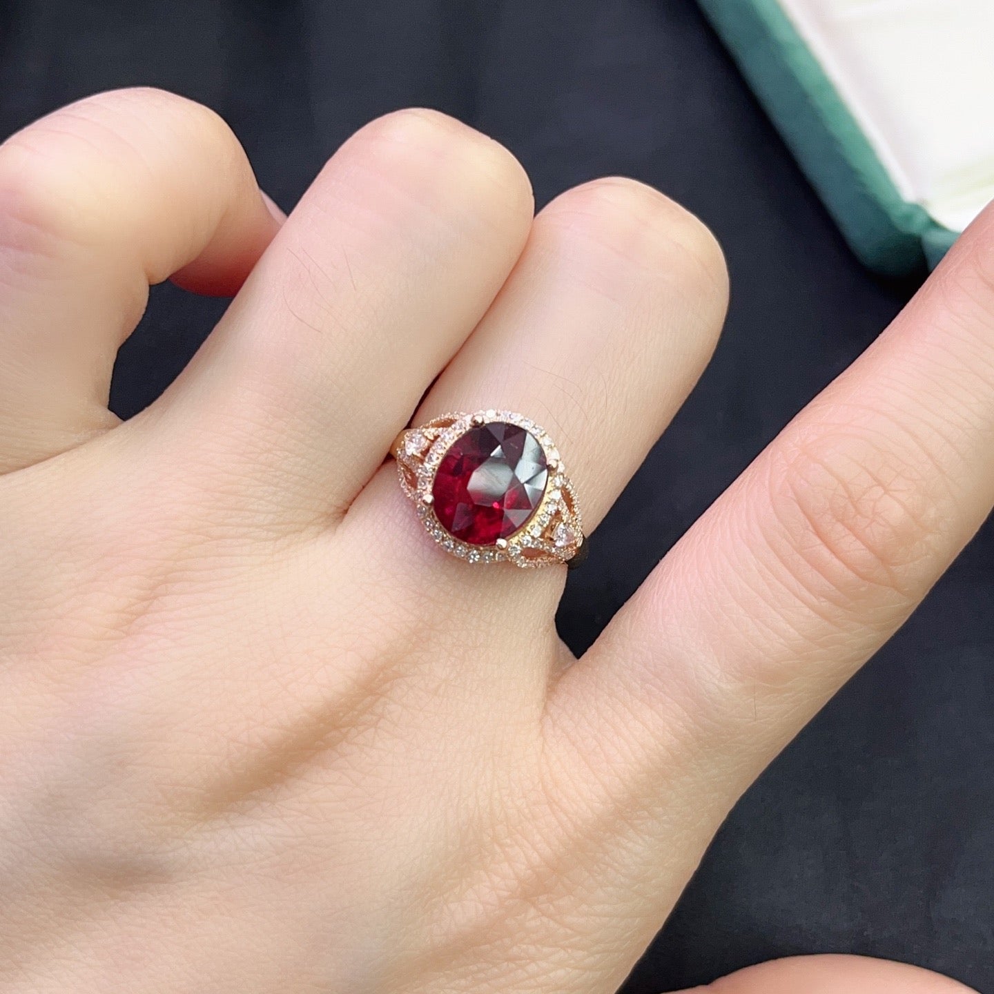 Tourmaline Ring in 18K Gold