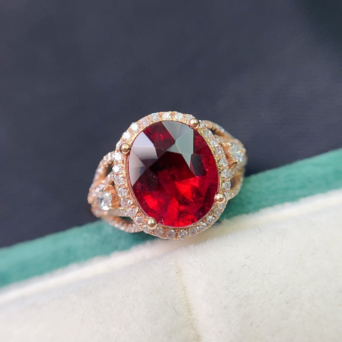 Tourmaline Ring in 18K Gold