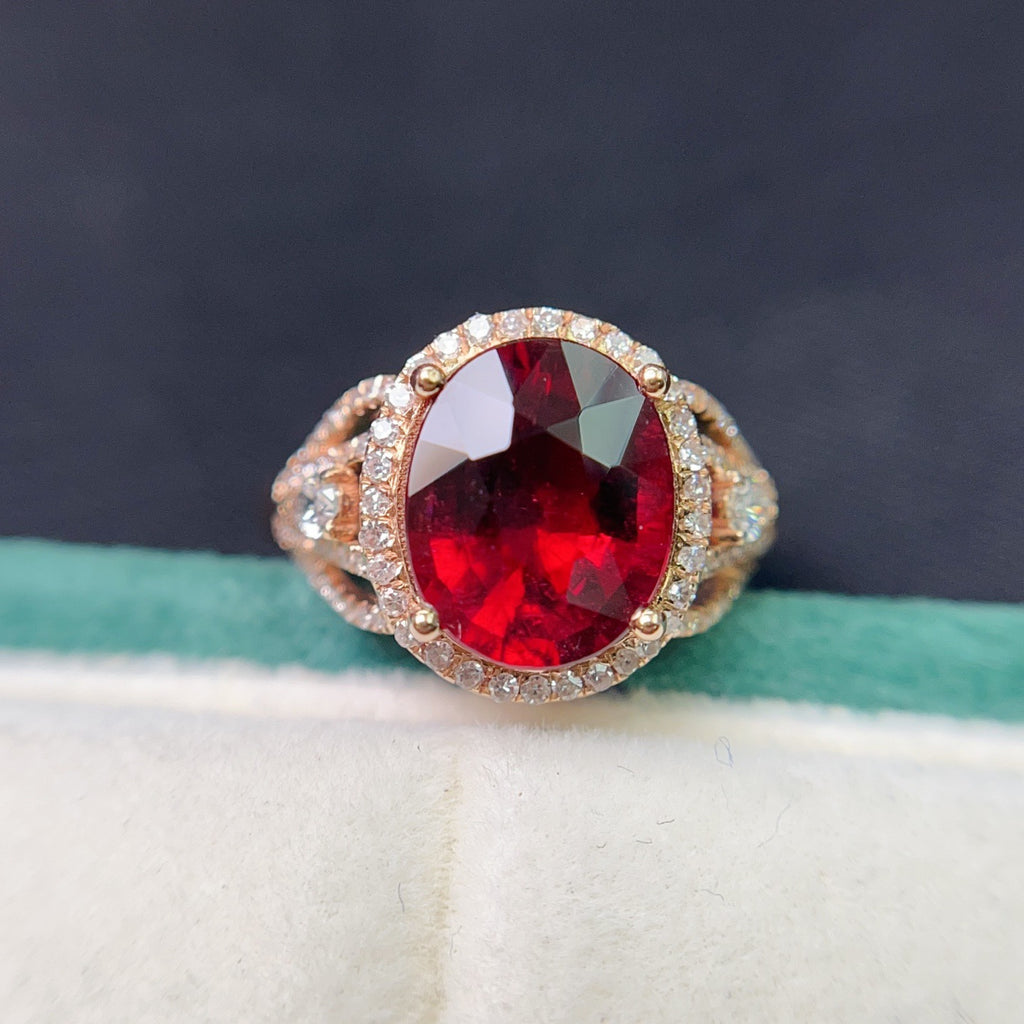 Tourmaline Ring in 18K Gold