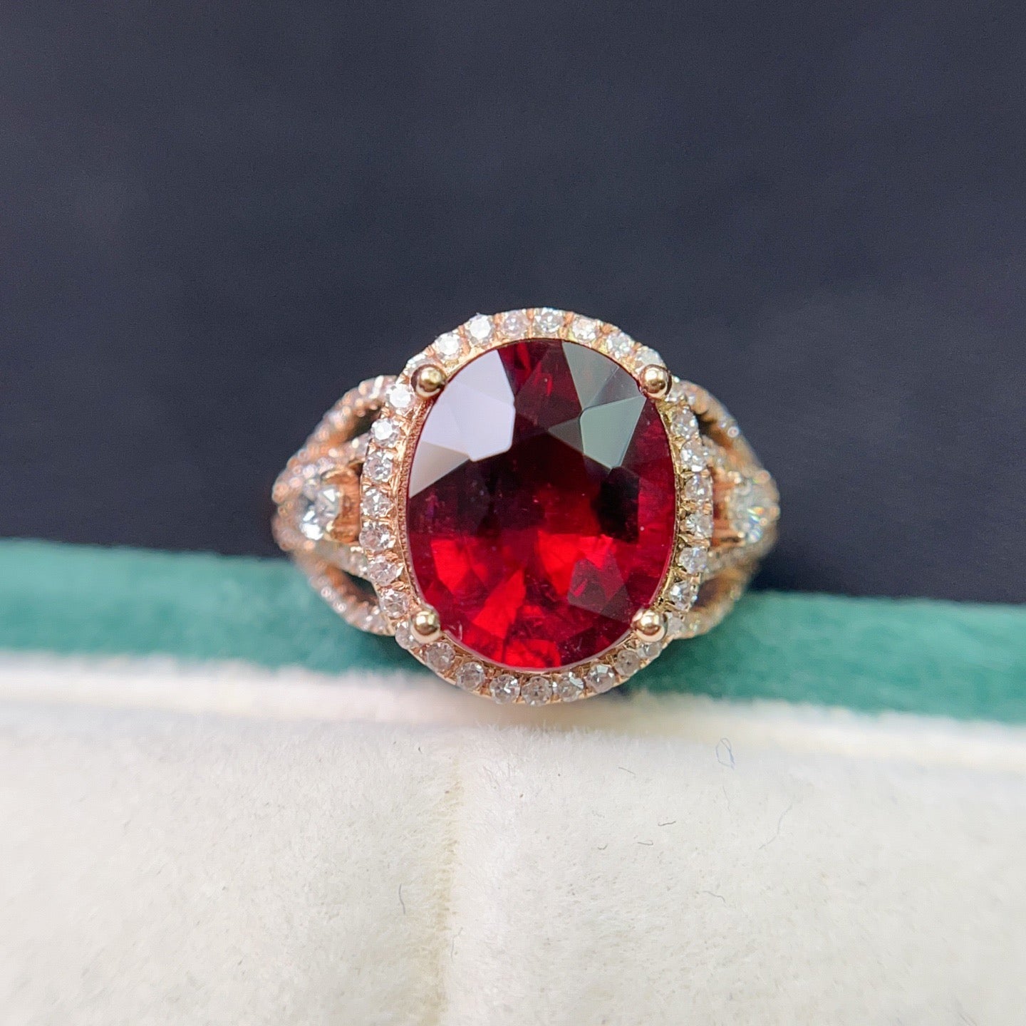 Tourmaline Ring in 18K Gold