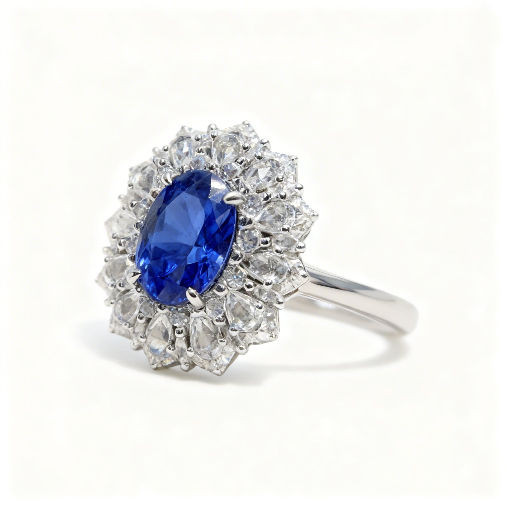 18K Gold Natural Sapphire Ring