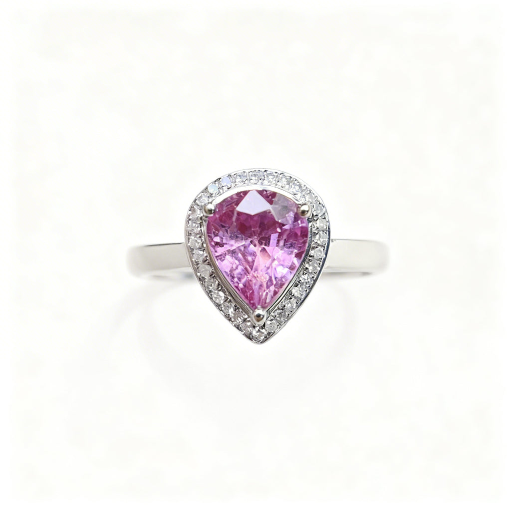 18K Gold Natural Sapphire Ring