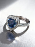 18K Gold Natural Sapphire Ring