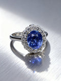 18K Gold Natural Sapphire Ring