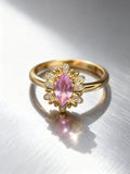 18K Gold Natural Sapphire Ring