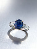18K Gold Natural Sapphire Ring