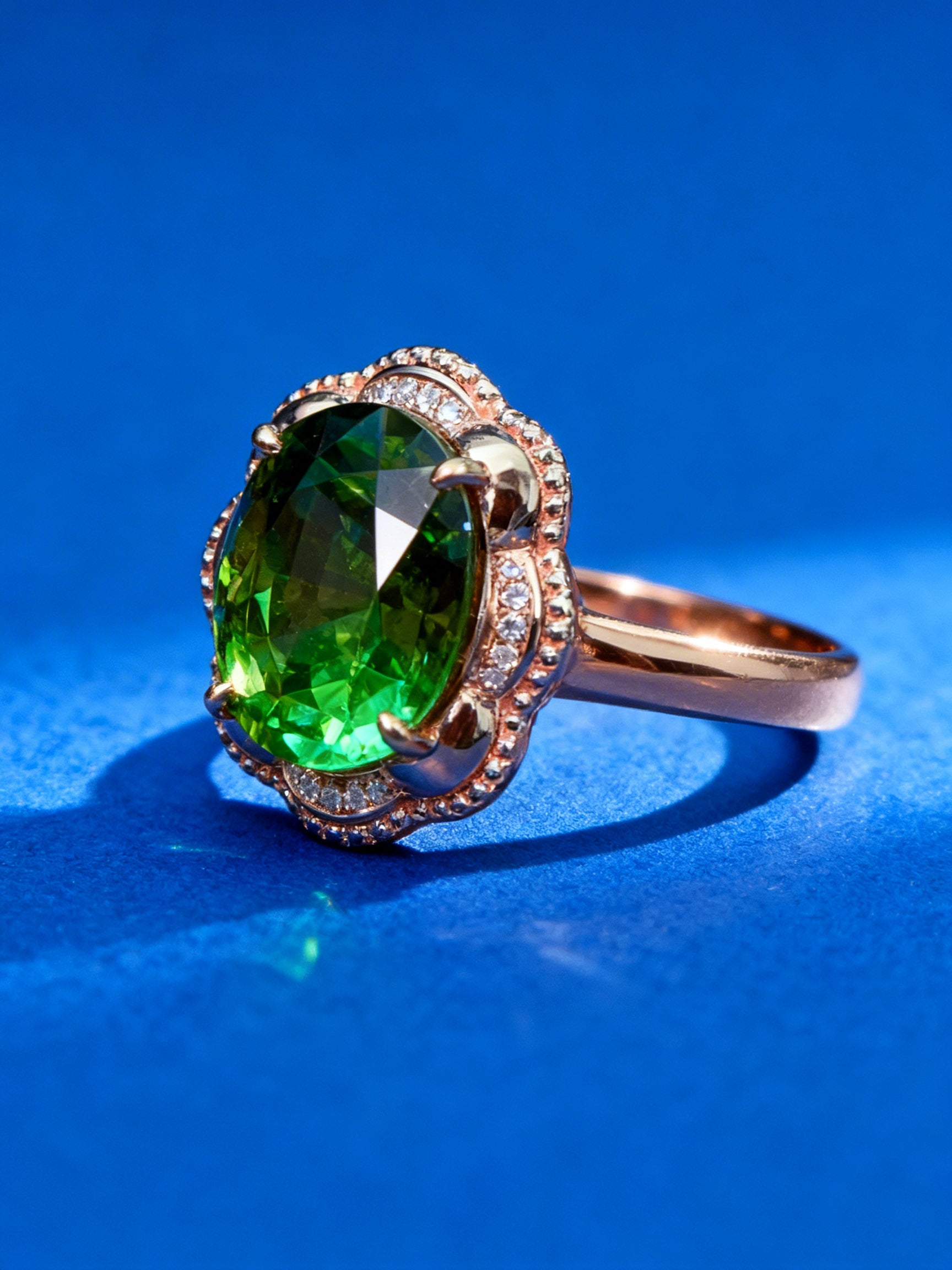 Tourmaline Ring in 18K Gold