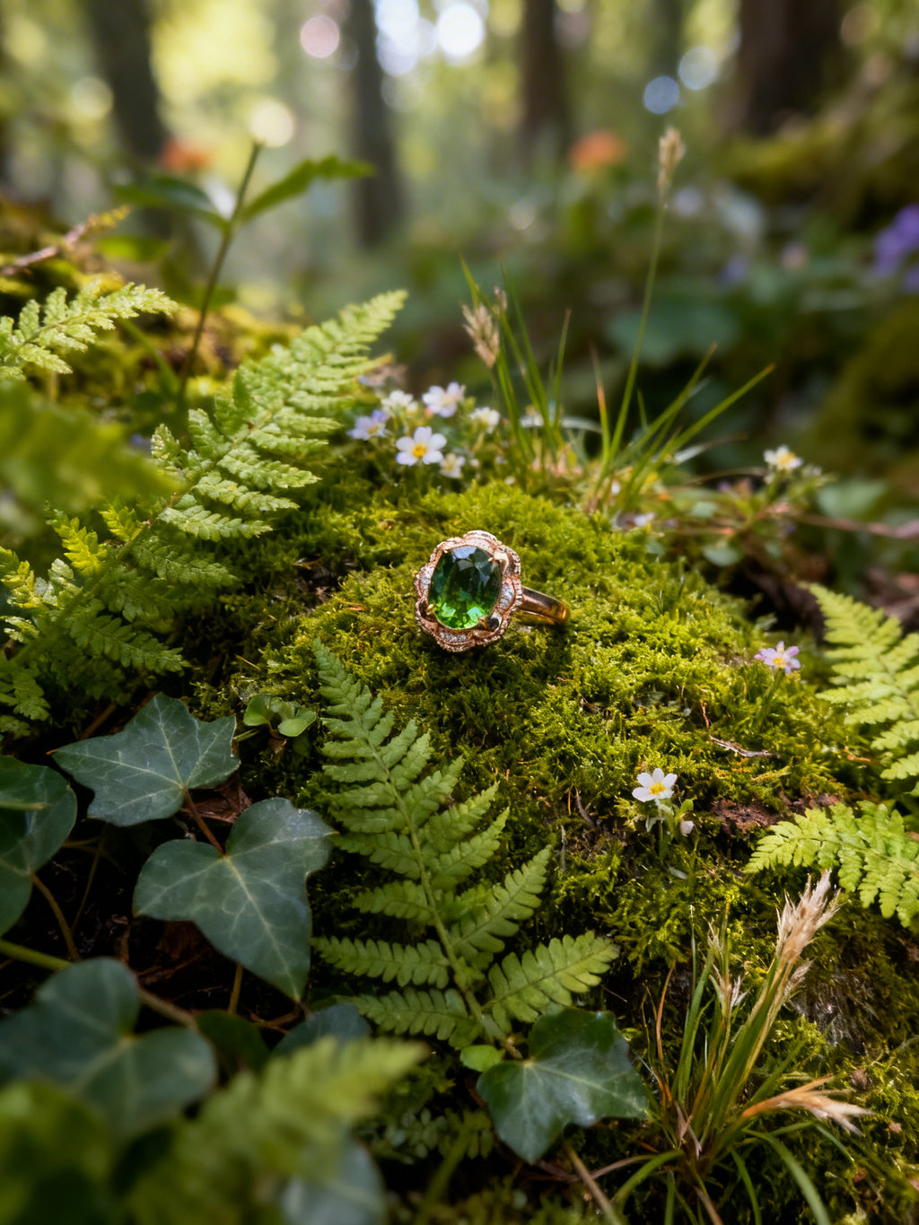 Tourmaline Ring in 18K Gold