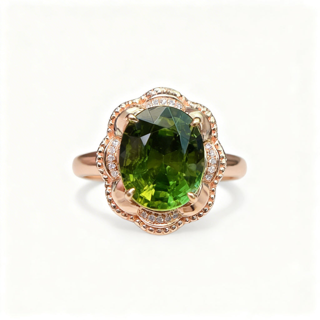 Tourmaline Ring in 18K Gold