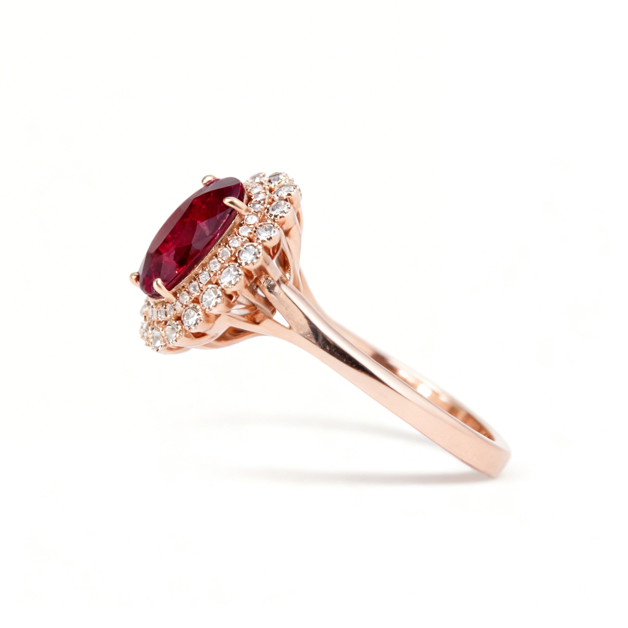 Natural Tourmaline Ring in 18K Gold