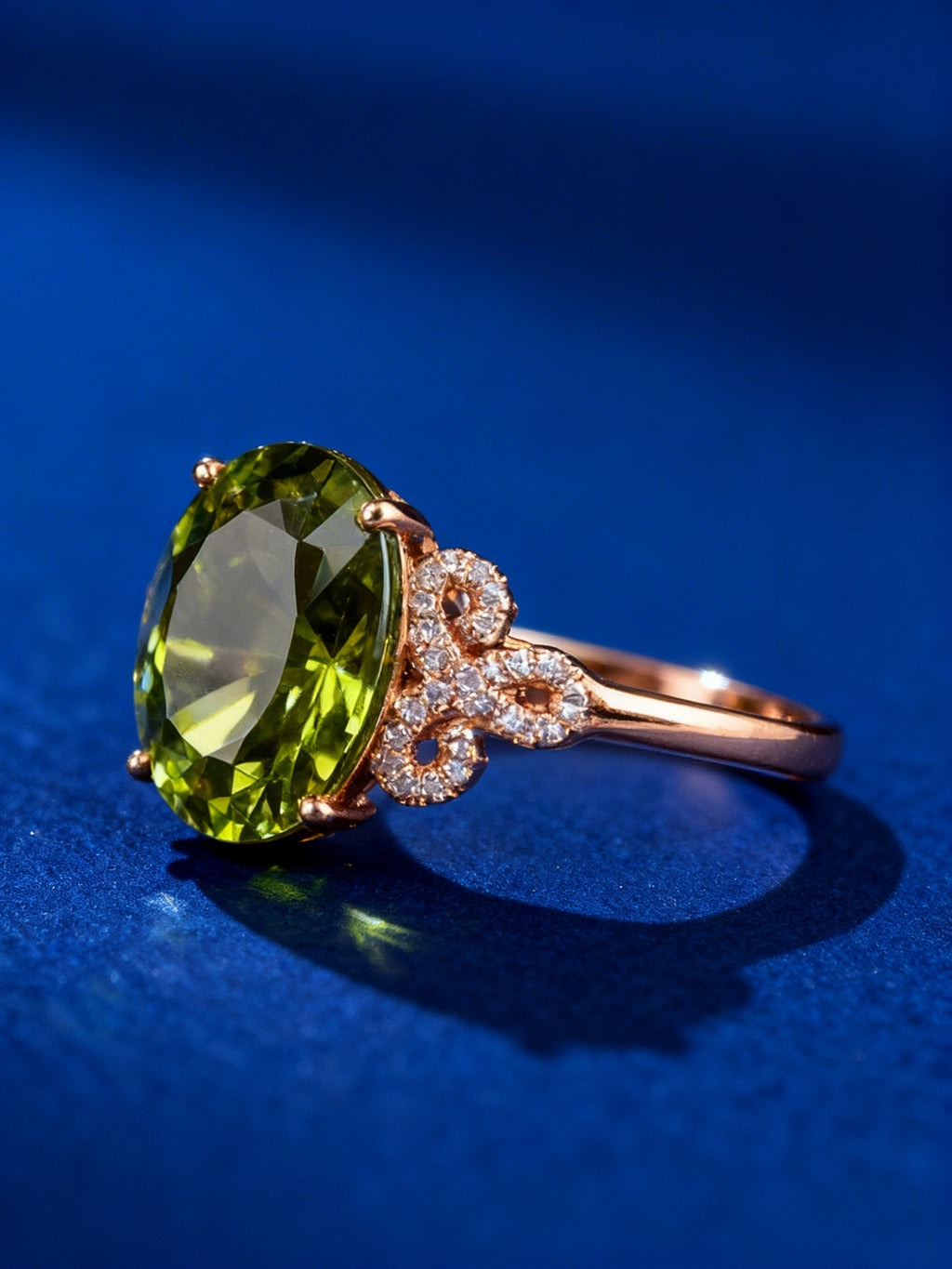 Natural Tourmaline Ring in 18K Gold