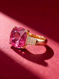 Natural Tourmaline Ring in 18K Gold