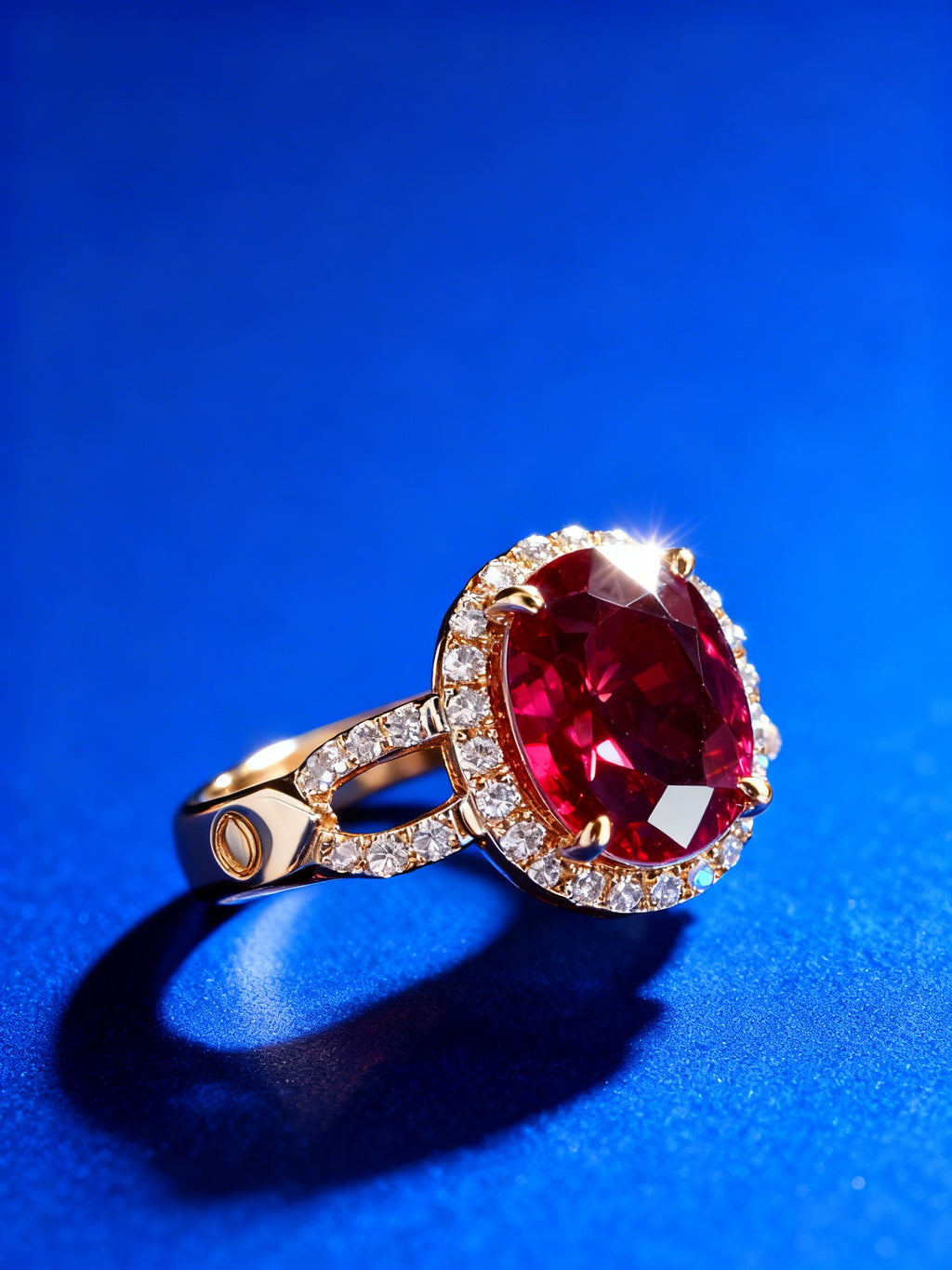 Natural Tourmaline Ring in 18K Gold