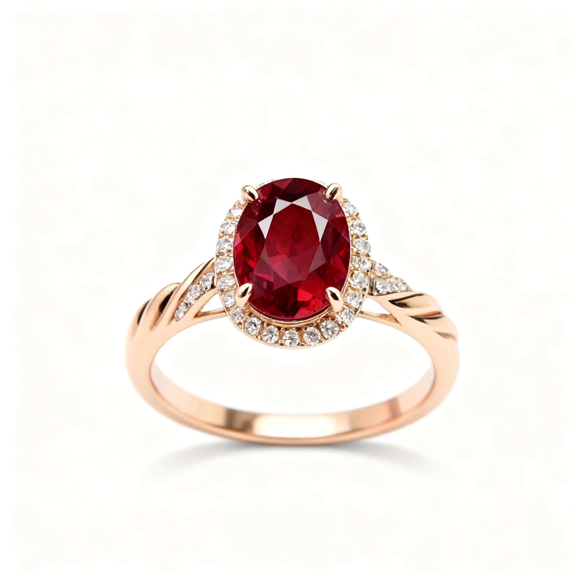 Natural Tourmaline Ring in 18K Gold